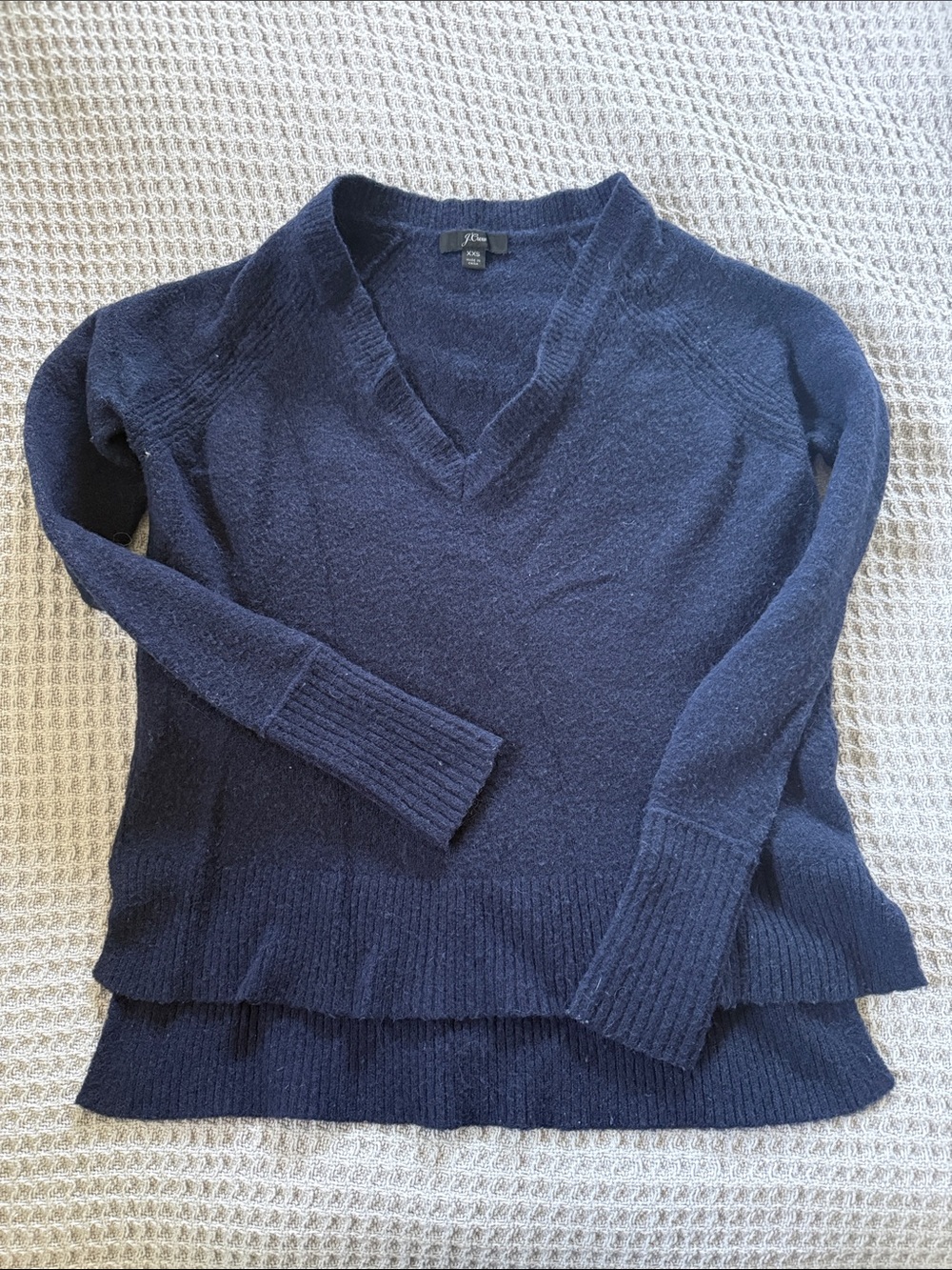 J. Crew Navy V-Neck Women's Sweater